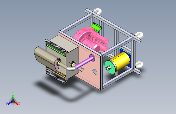 一种在送入粉碎机之前对塑料丝进行干燥的装置