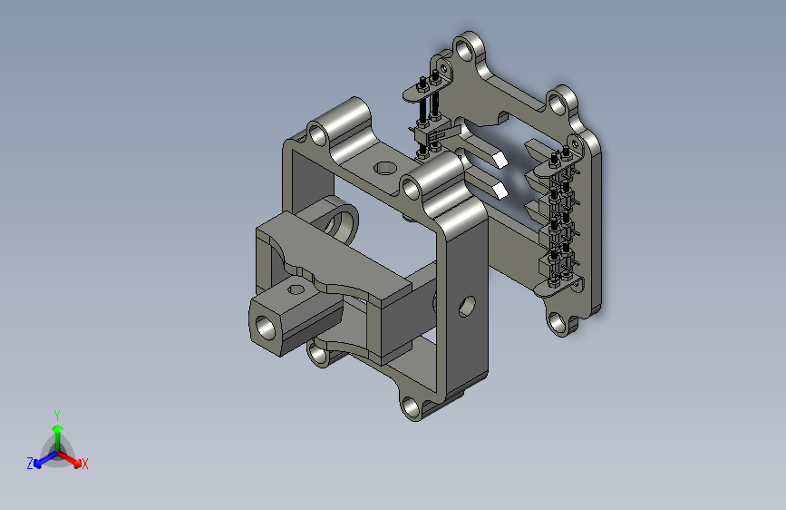 H 变速杆主要部件模组