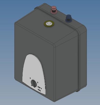 14 X 11.38 X 10，2.5加仑迷你水箱