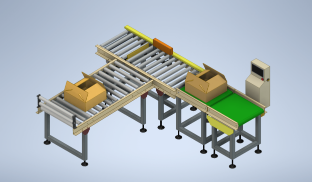 纸箱残次品检测输送机