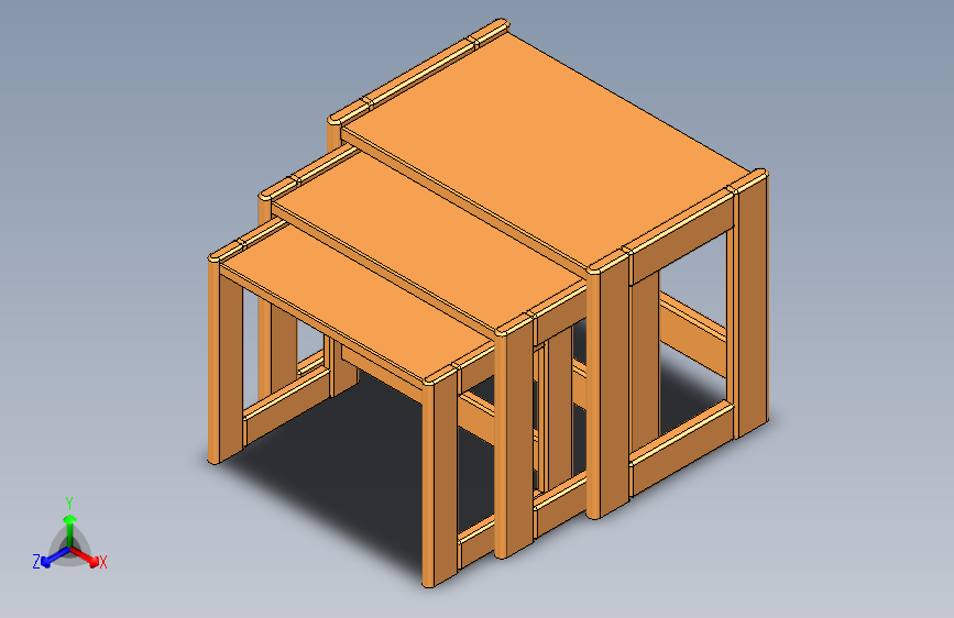 3 个迷你桌子 艺术现代设计 第2版