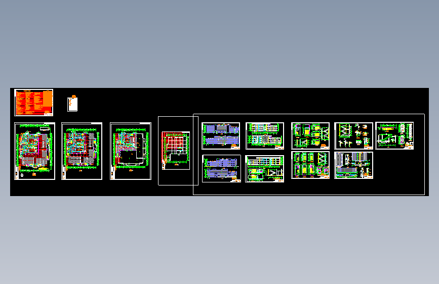 44763-扬州工业职业技术学院开发的学生食堂施工图