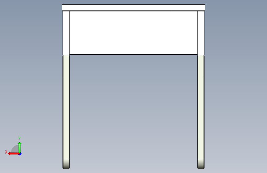 School table _MICKE_ - 校桌 _MICKE_ 背面视图