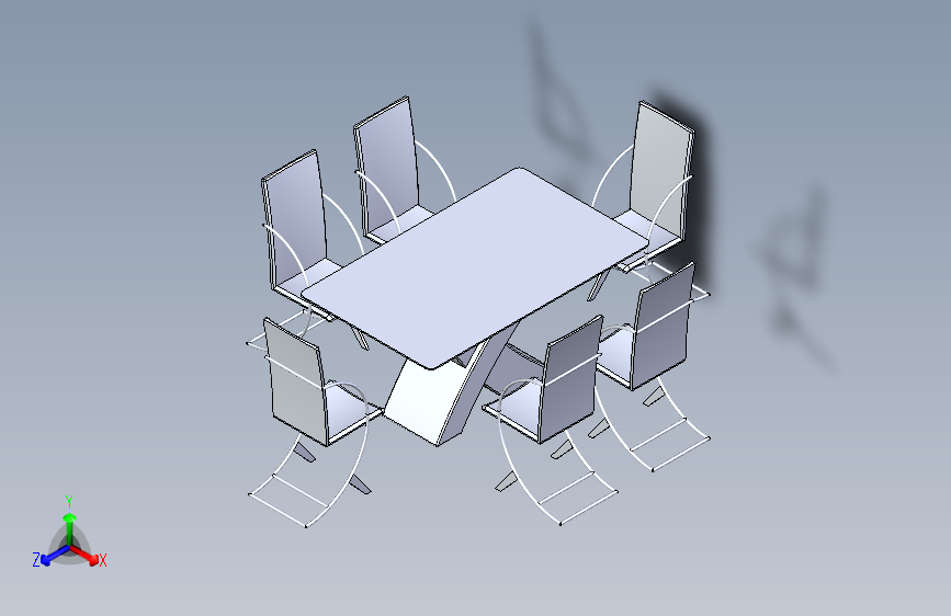 办公桌和椅子套装