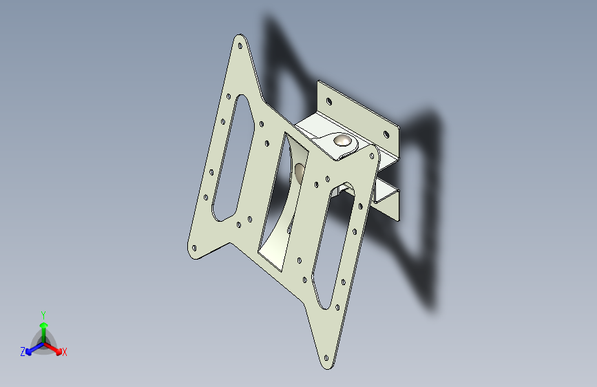 壁挂支架显示器