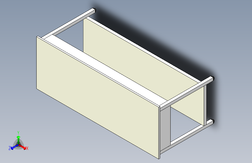 不锈钢中央工作台带下层搁板