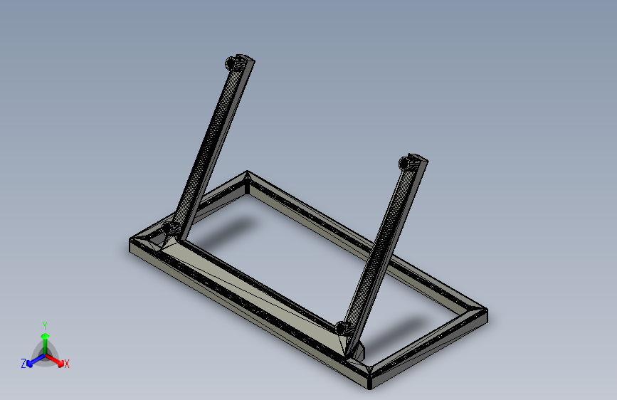 带边框的树莓派显示器支架