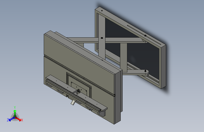 带路由器桌面的升降台