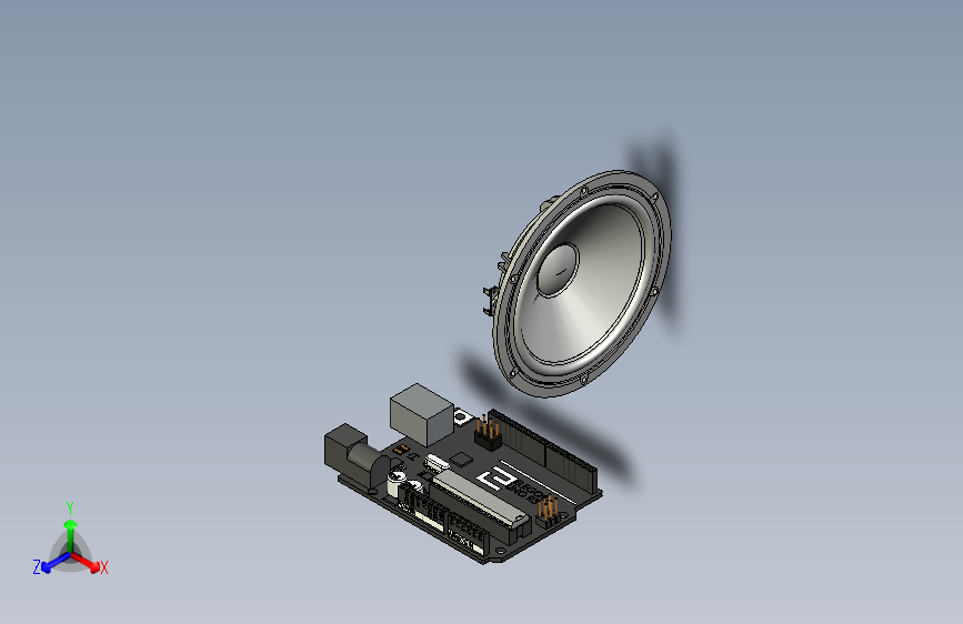 带支架的录音室扬声器