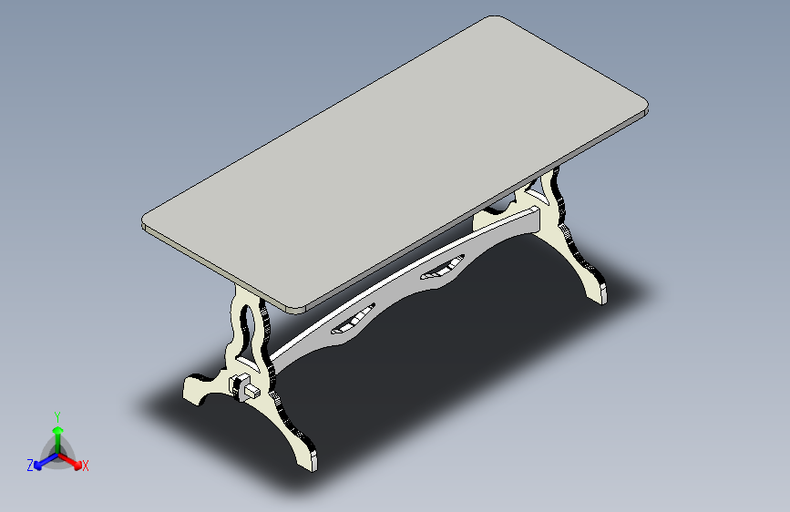 雕刻胶合板桌子 - Резной стол из фанеры