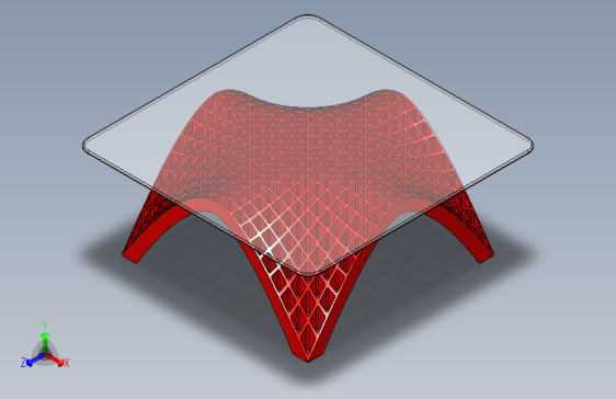 复杂桌子面桌子设计在SolidWorks中