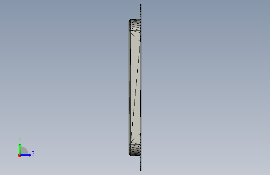 干燥剂盒 150x60mm 左侧视图