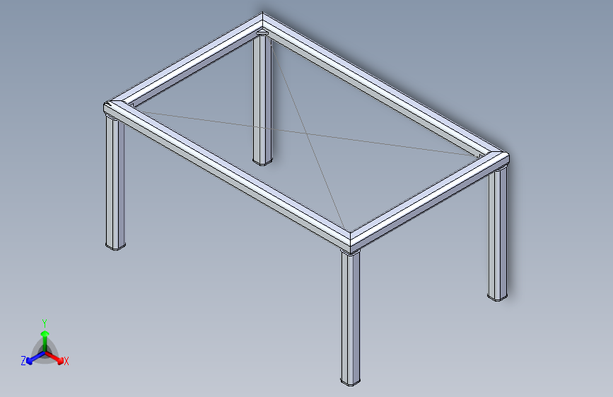 工作坊地板上的桌子