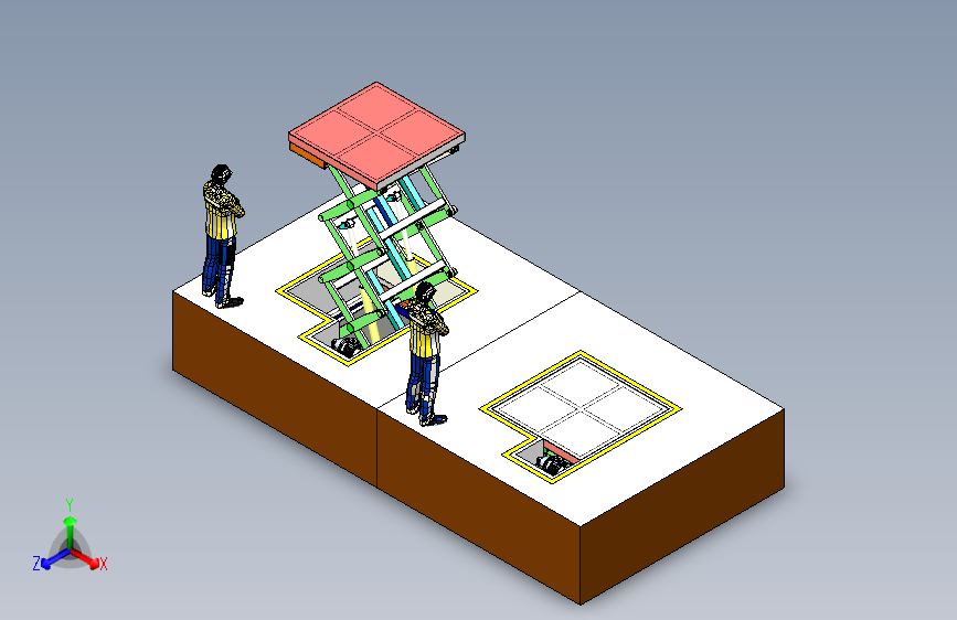 剪刀举升_台式举升 最大3吨