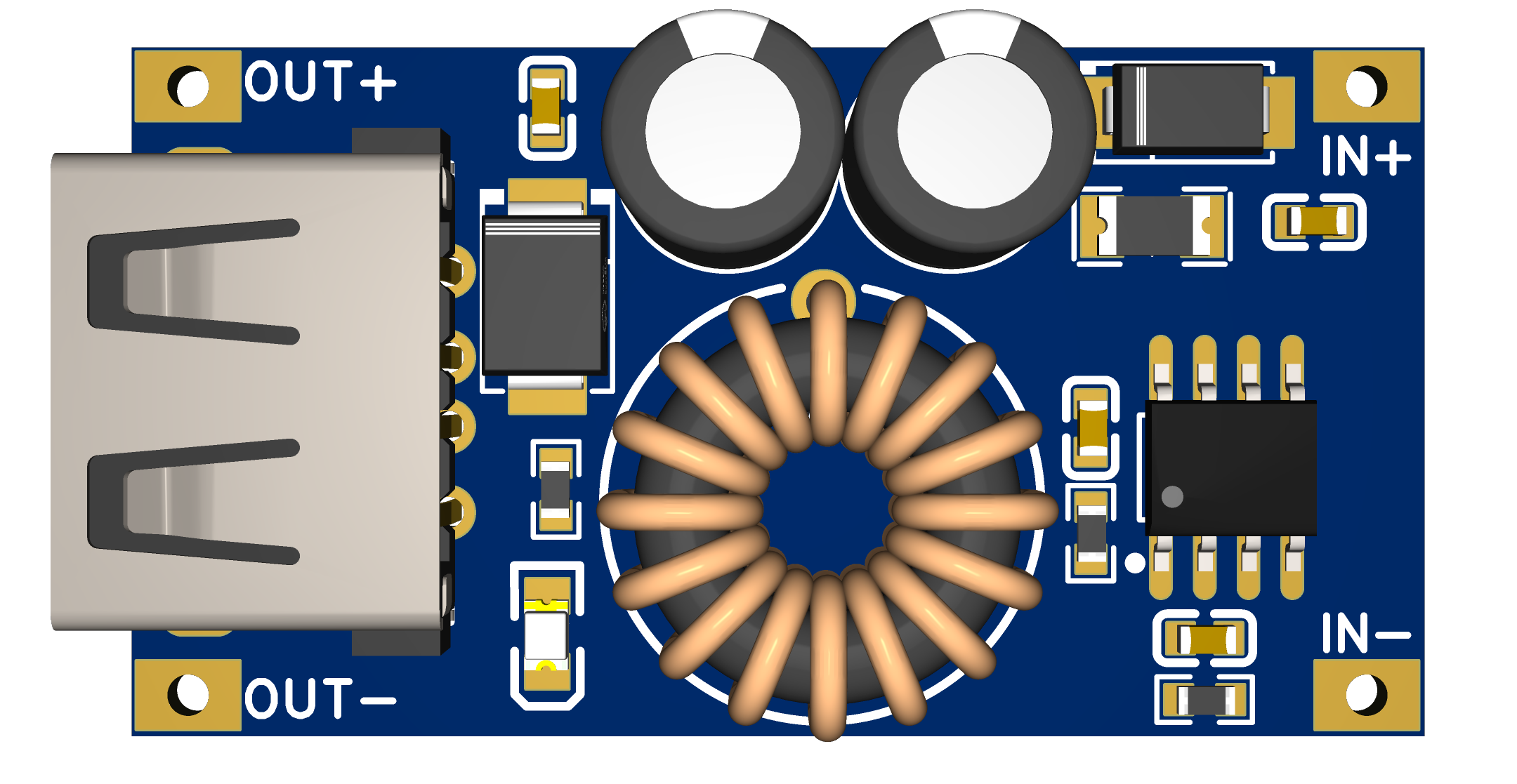 USB QC 3.0快速充电模块