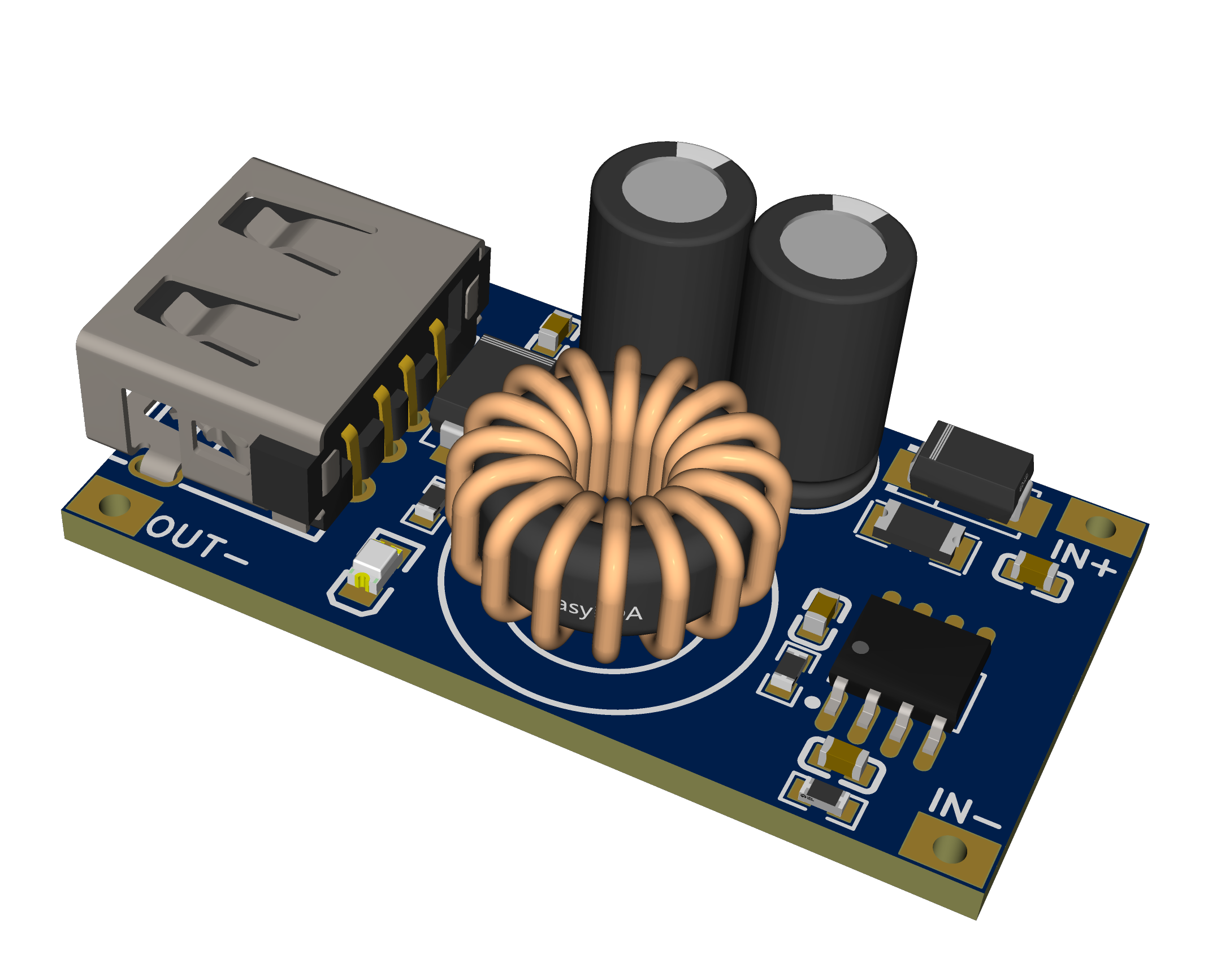 USB QC 3.0快速充电模块