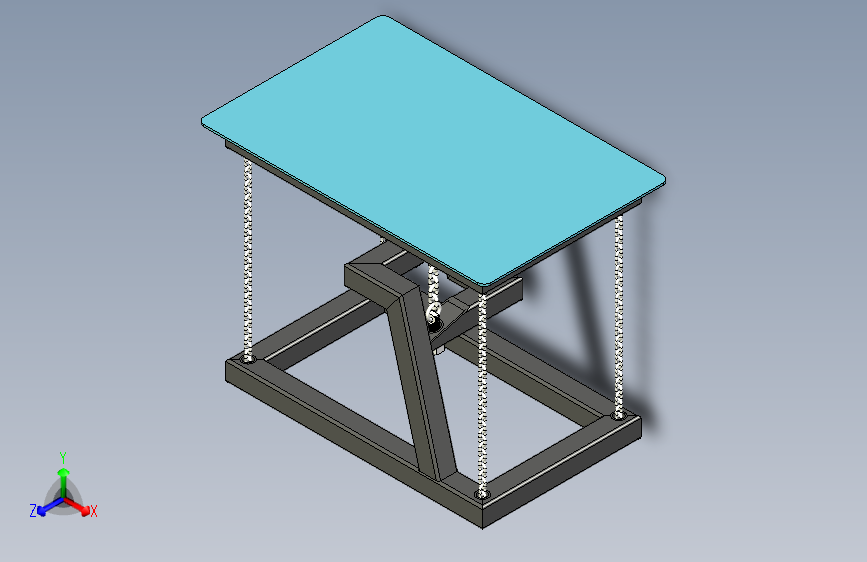 咖啡桌（张拉整体）