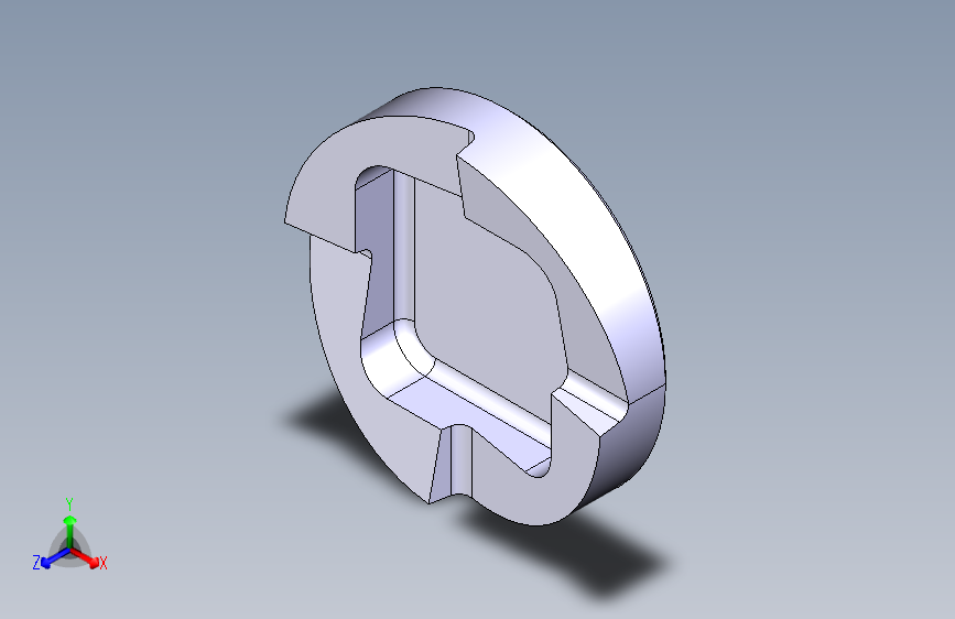 立体主义烟灰缸（直径120毫米）CNC铝
