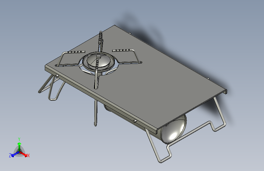 炉灶，燃烧器 SOTO 310 +桌子