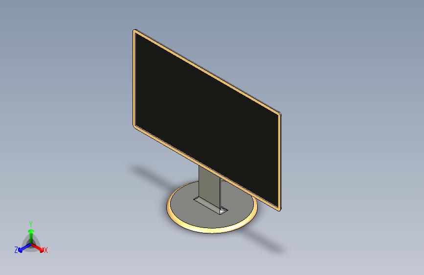 轻薄游戏显示器 - 概念