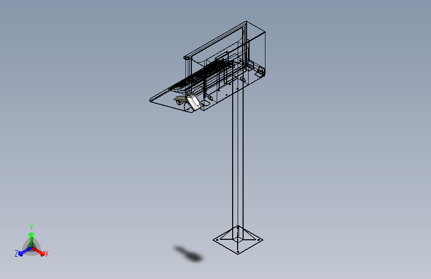 扫描仪 监视器 键盘支架