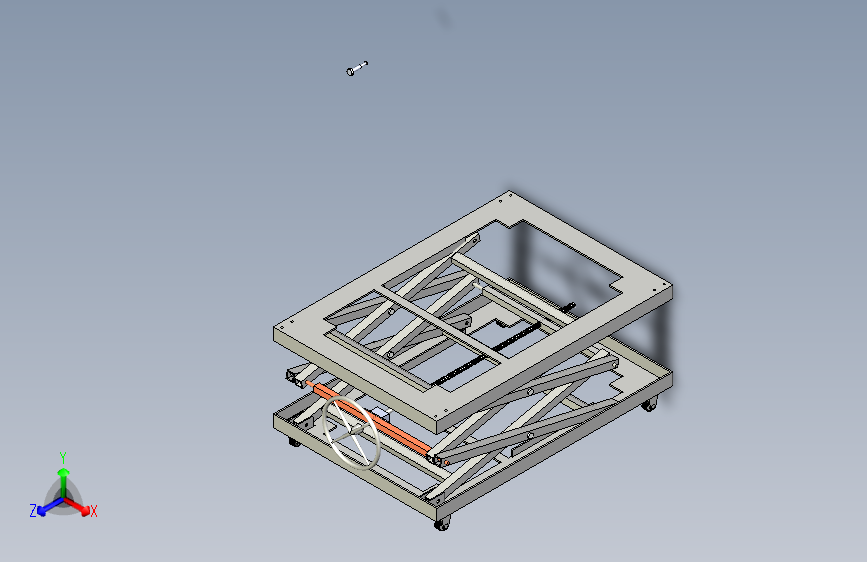 手动剪刀提升台