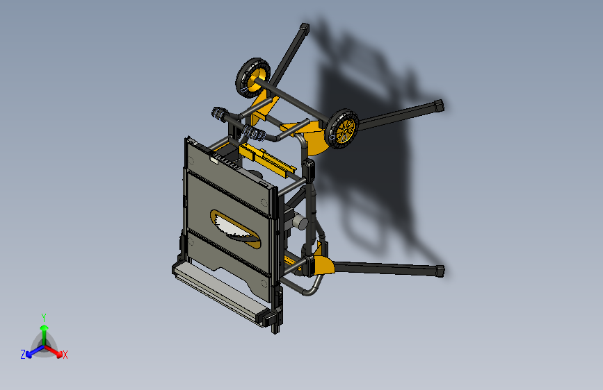 台锯 DeWalt DWE7492 支架 DWE74911