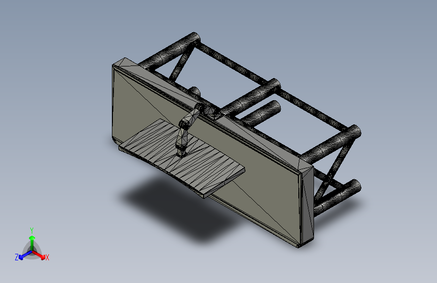 台式电脑概念，带显示器（仅限ATX主板）