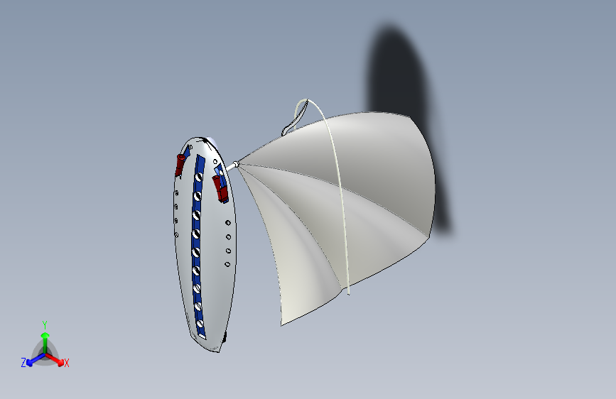 太阳能离子帆板概念