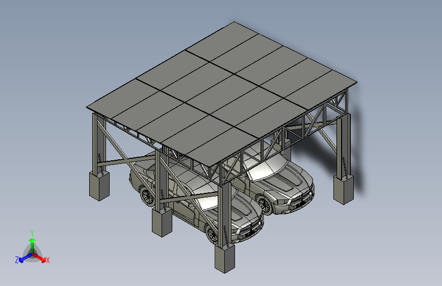 太阳能汽车停车