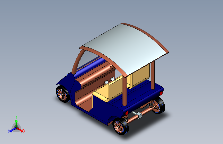 太阳能驱动高尔夫球车