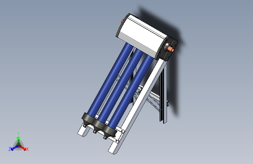 太阳能热收集器演示