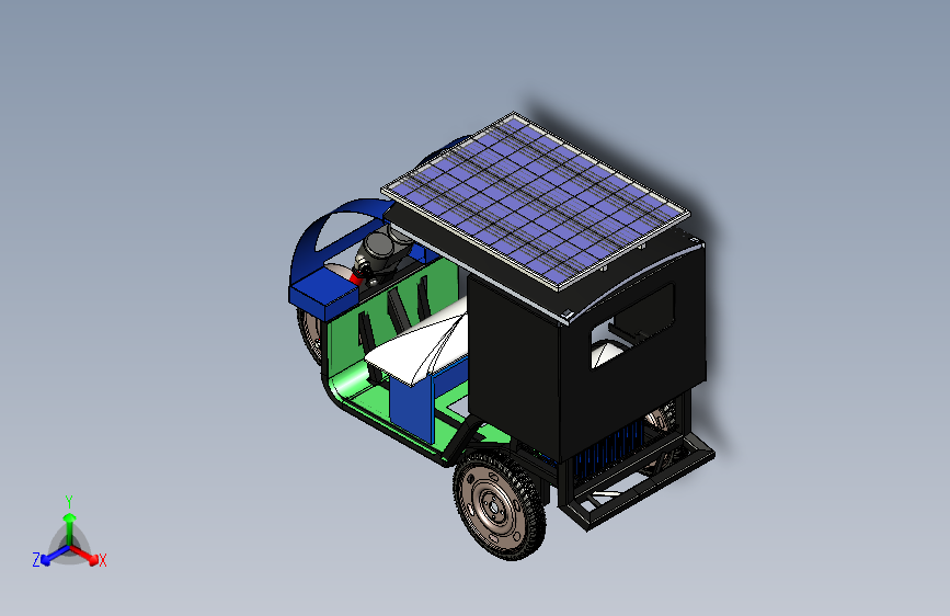 太阳能三轮车 (1)