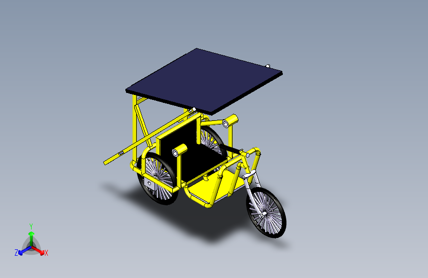 太阳能三轮车 (3)