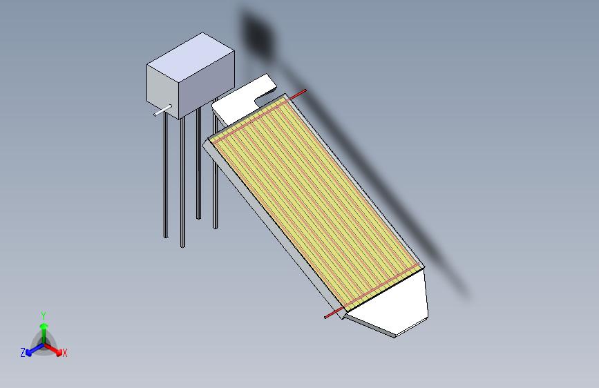 太阳能水-空气加热器