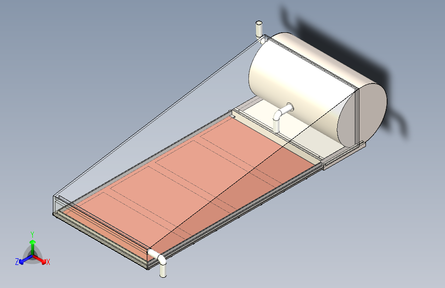 太阳能水蒸馏过程