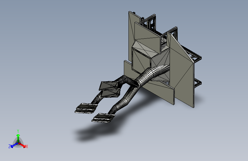 天鹅座B12的太阳能树。