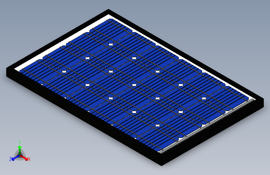 瓦片太阳能板 (532mmx350mmx25mm)