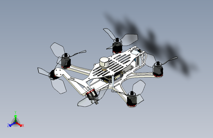 微型V尾六轴飞行器