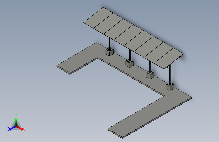 屋顶太阳能结构