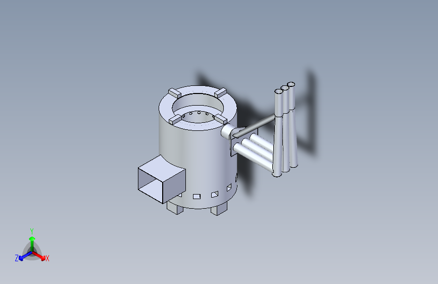 无烟木炉 _ 完美木炉的创意想法 _ SolidWorks火箭炉设计 _ 改进的烹饪炉 _ 无烟木炉 _ 完美木炉的创意想法 _ 简易火箭炉 _ 火箭炉设计