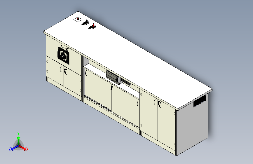 物理办公室的实验室教师桌子 - 实验室教师桌子用于物理办公室