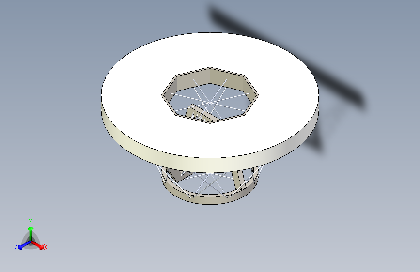 线桌子张拉整体结构