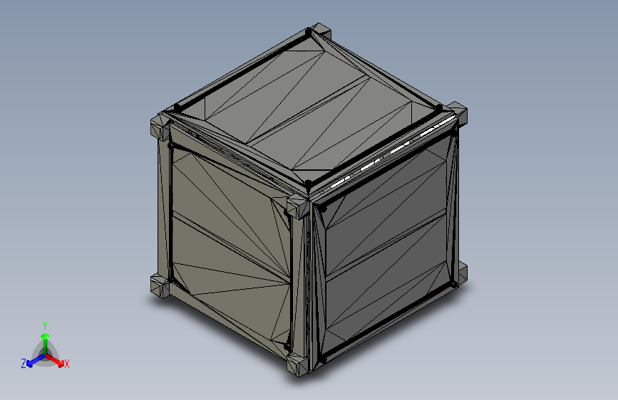芯片装载立方星概念