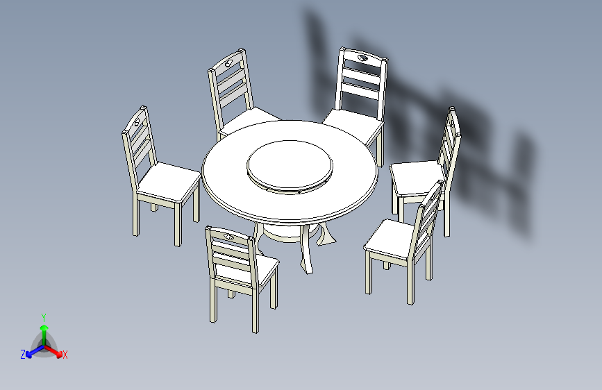 旋转餐桌及其配件