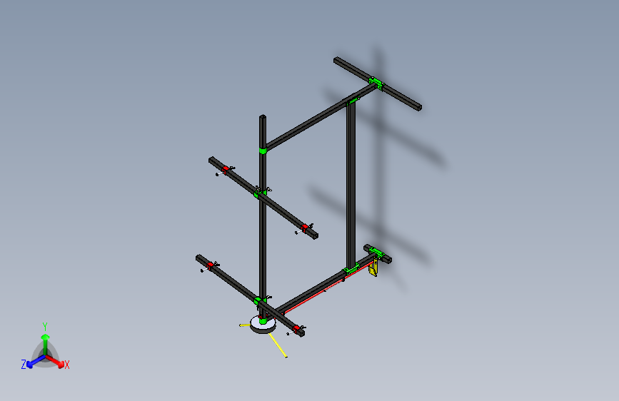 旋转和可调节的画架