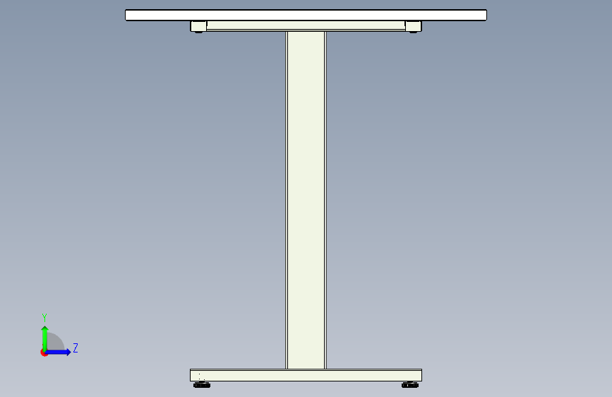 一张桌子配一条桌腿 - Стол на одинарном подстолье