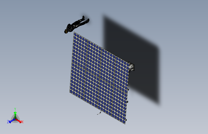一个利用700W双面太阳能板的5.6千瓦双轴太阳能跟踪器。