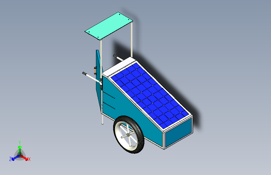 移动太阳能手机充电器