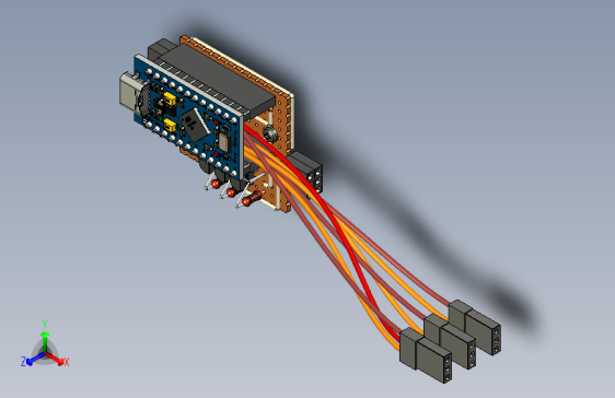 用于3D打印的AN3DRC遥控充电器的照明模块69